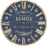 blue-family-clock