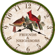 country-wall-clock