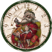 Santa-clock