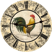 rooster-country clock