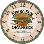 orange-fruit-wall-clock