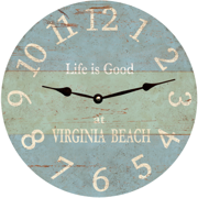 personalized-beach-wall-clock