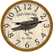 personalized-crow-clock