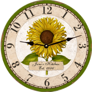 personalized-flower-clock