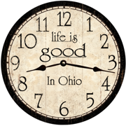 arkansas-clock-personalized-life-is-good-clock