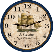 personalized-nautical-clock