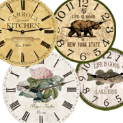 personalized-wall-clock-baseball