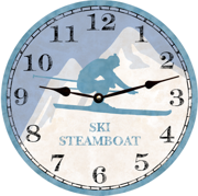 skier-clock