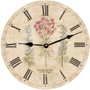 three-flower-wall-clock