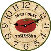tomato-wall-clock