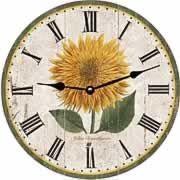 flower-wall-clock-yellow-chrysanthemum