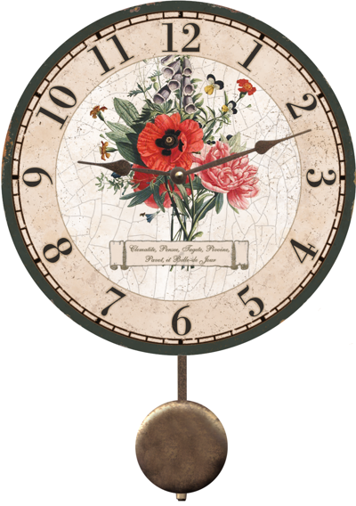 bouquet-clock