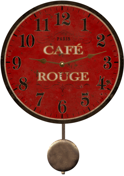 cafe-rouge-french-country-wall-clock