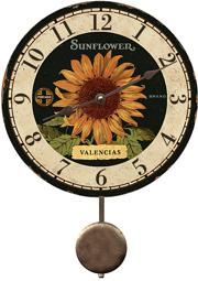 clocks-with-pendulum-sunflower