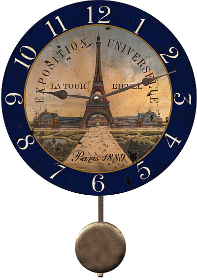 eiffel-tower-wall-clock