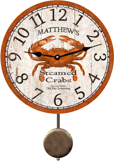 personalized-crab-clock