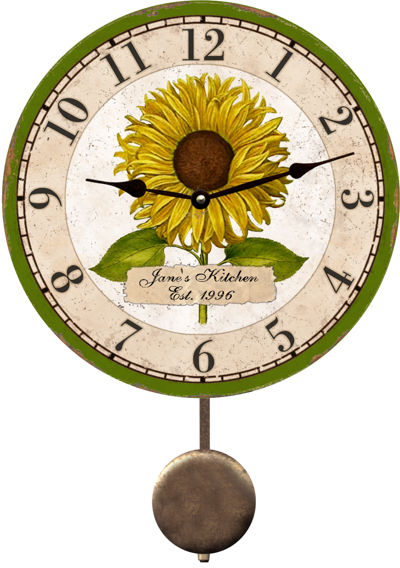 personalized-flower-clock