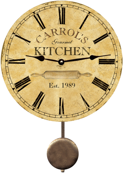 personalized-kitchen-clock