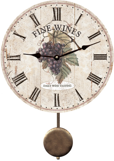 purple-wine-clock