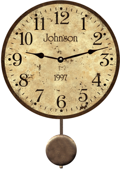 rustic-clock