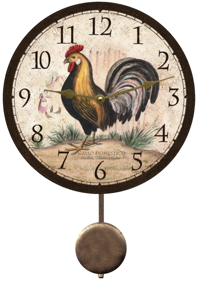 rustic-rooster-clock