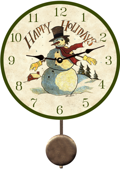 snowman-clock