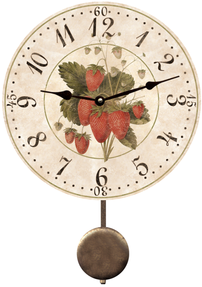 strawberry-clock