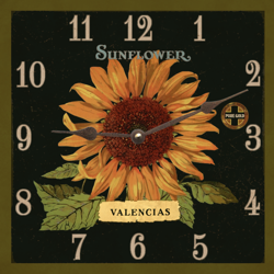 sunflower-clock