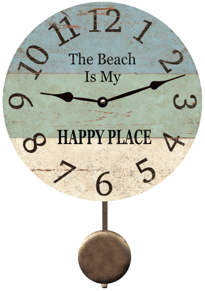 the-beach-is-my-happy-place-clock