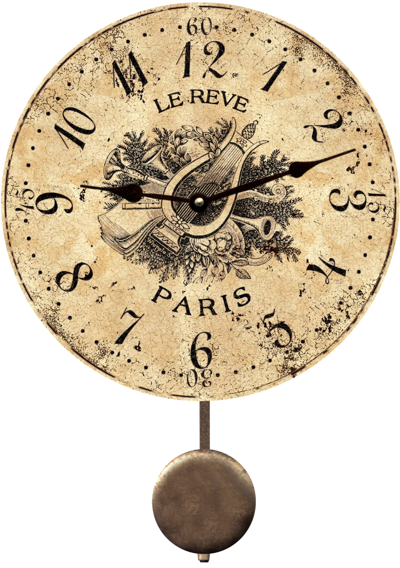 toile-wall-clock